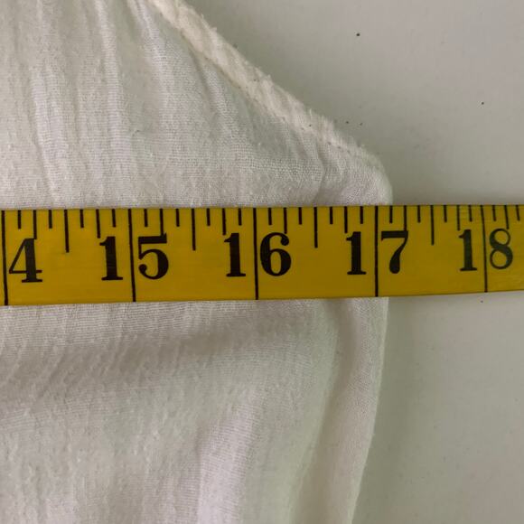 WILFRED ARITZIA Dress Small Scoop Neck Sleeveless Drop Waist Cotton Midi Pockets - Picture 12 of 13